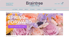Desktop Screenshot of braintreeflowers.com
